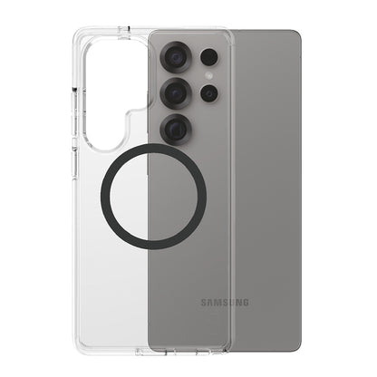 Case for Samsung Galaxy S25 Ultra S938, PanzerGlass, Urban Combat Care, Black Transparent