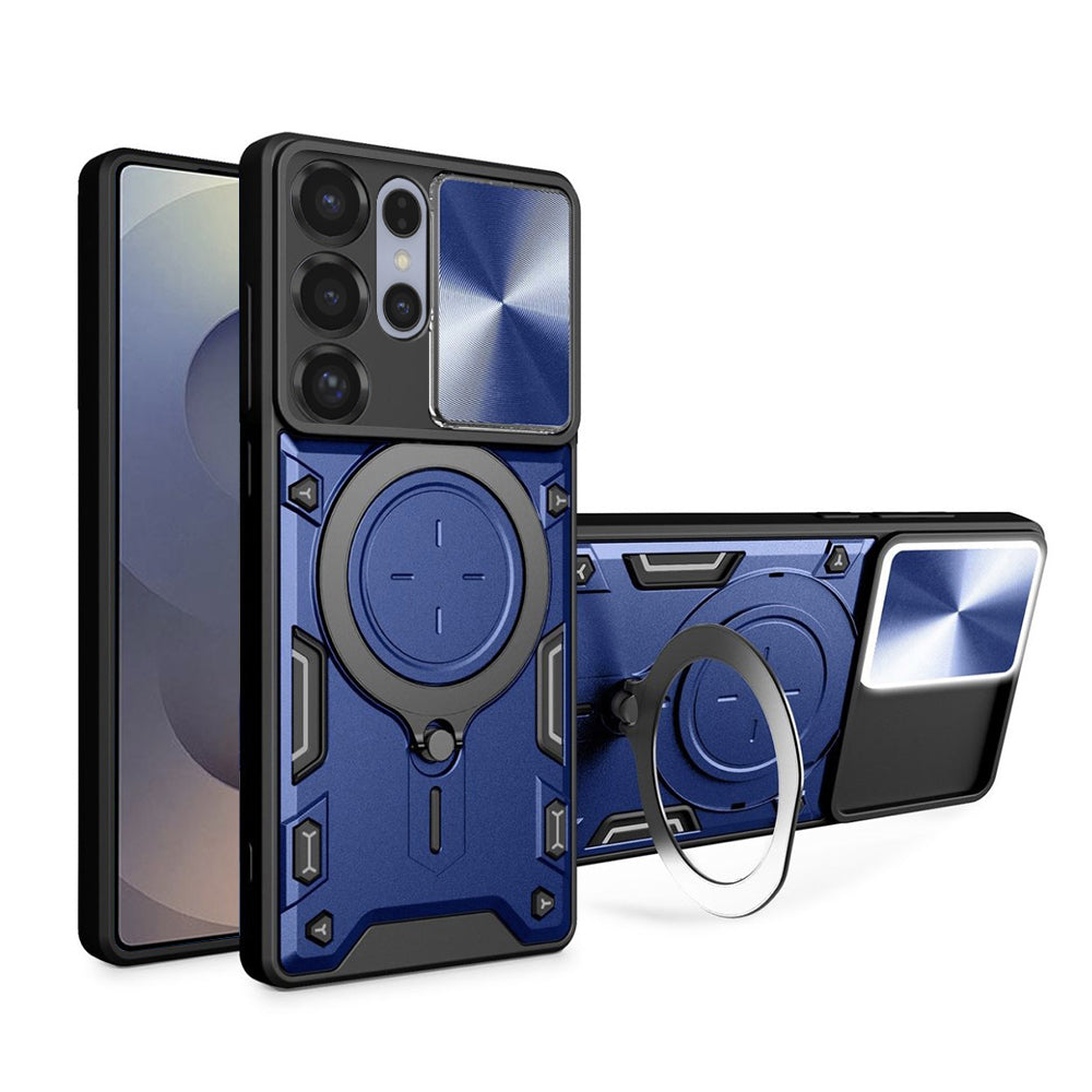 Puzdro pre Samsung Galaxy S25 Ultra S938, Techsuit, CamGuard Pro, Modré