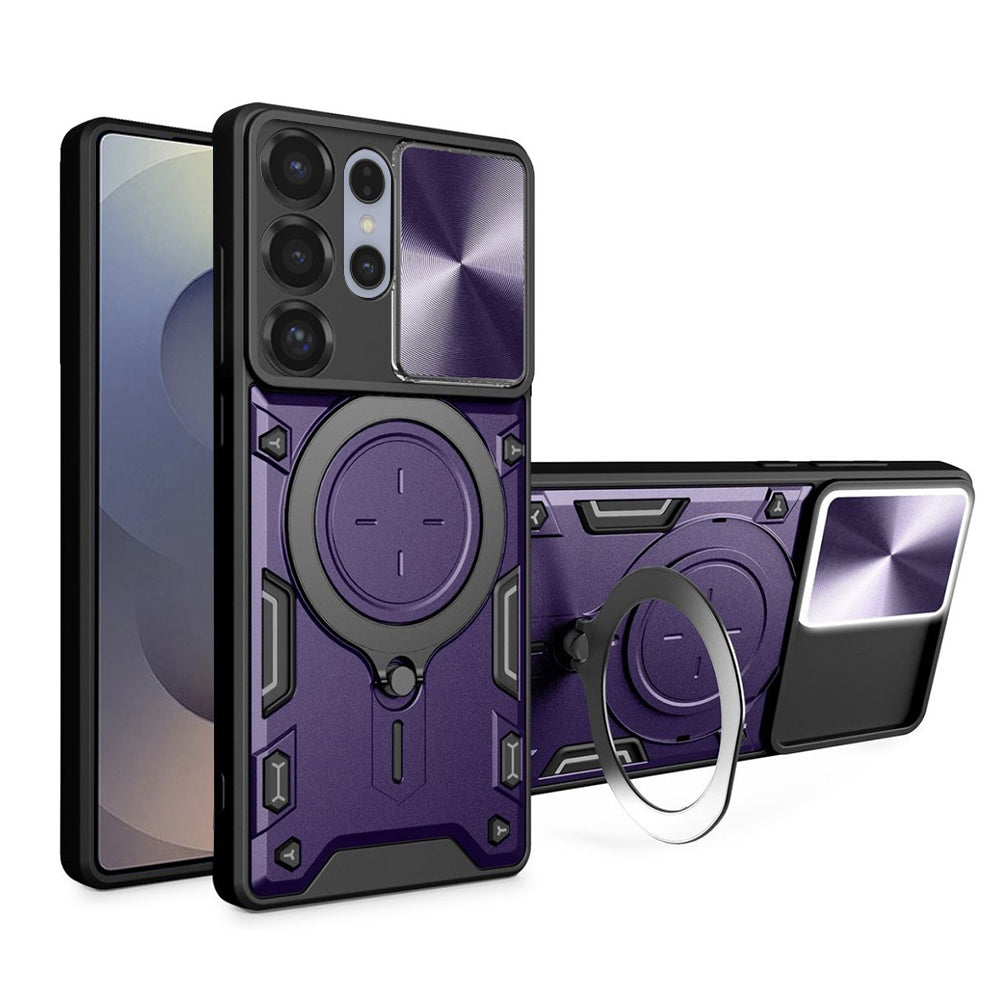 Puzdro pre Samsung Galaxy S25 Ultra S938, Techsuit, CamGuard Pro, Fialová