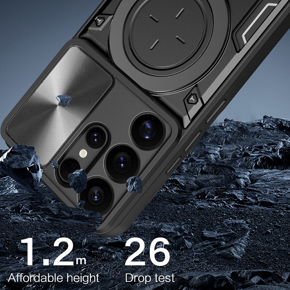 Puzdro pre Samsung Galaxy S25 Ultra S938, Techsuit, CamGuard Pro, Čierne