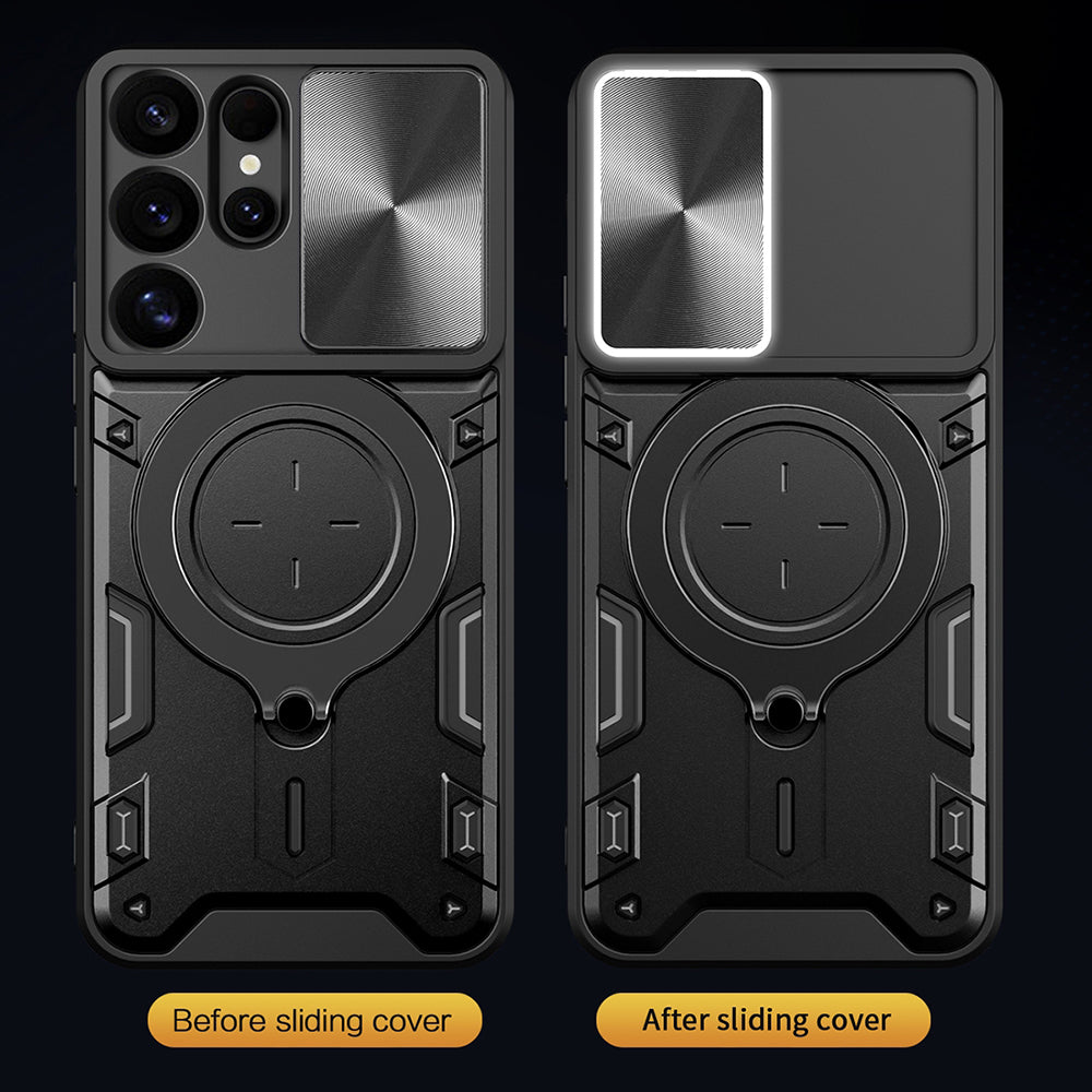 Puzdro pre Samsung Galaxy S25 Ultra S938, Techsuit, CamGuard Pro, Červené