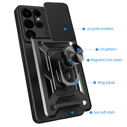 Puzdro pre Samsung Galaxy S25 Ultra S938, Techsuit, CamShield, Čierne