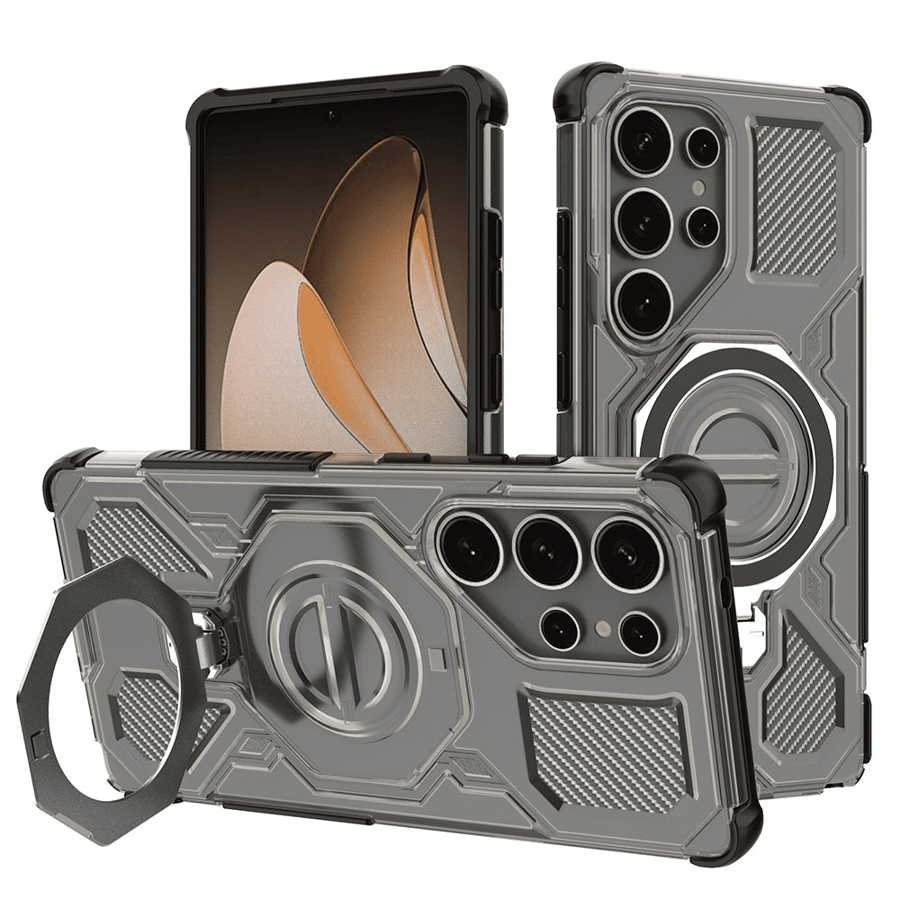 Puzdro na Samsung Galaxy S25 Ultra S938, Techsuit, Carbon Shield Pro, Dymové