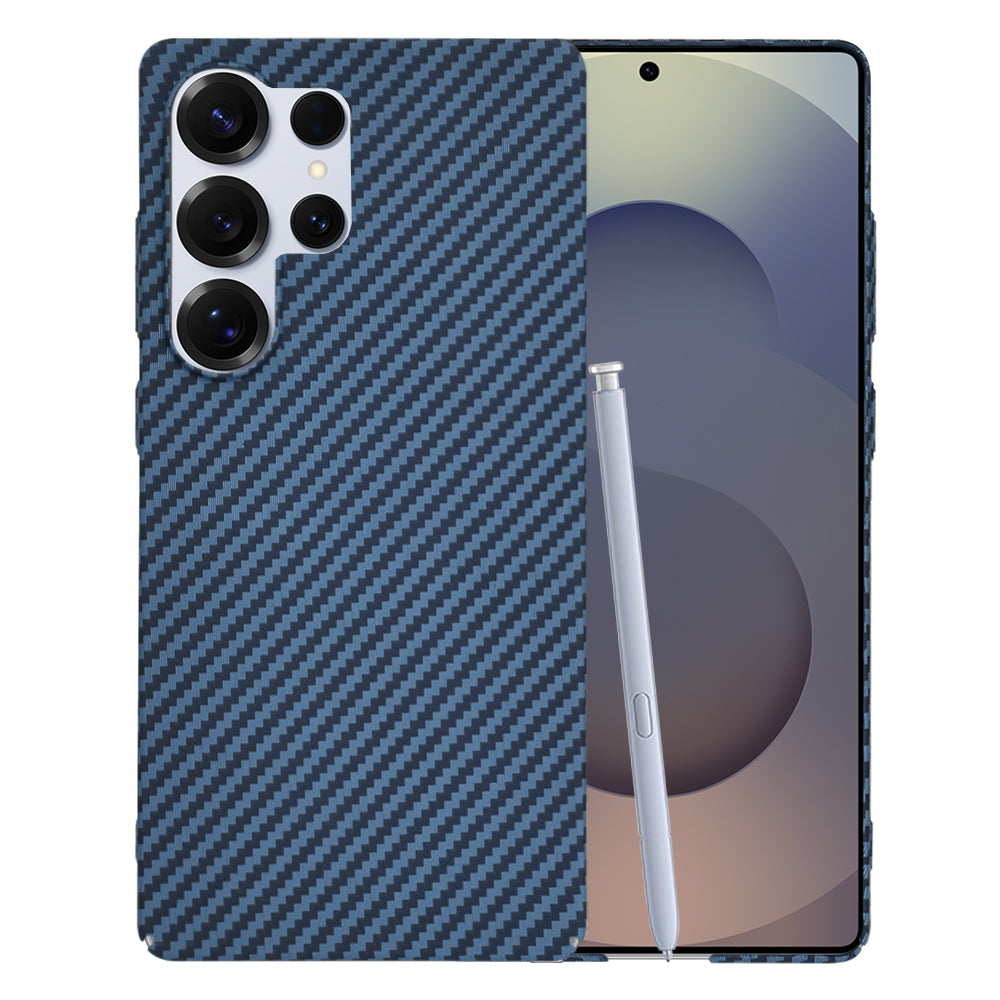 Puzdro pre Samsung Galaxy S25 Ultra S938, Techsuit, Carbonite FiberShell, Tyrkysová