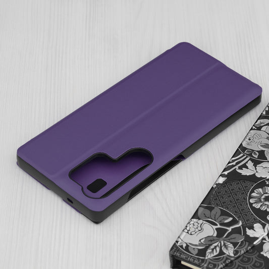Puzdro pre Samsung Galaxy S25 Ultra S938, Techsuit, eFold, fialové