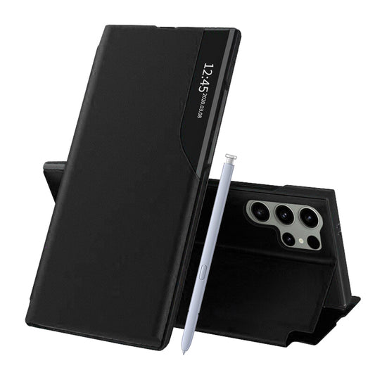 Puzdro pre Samsung Galaxy S25 Ultra S938, Techsuit, eFold, Čierna