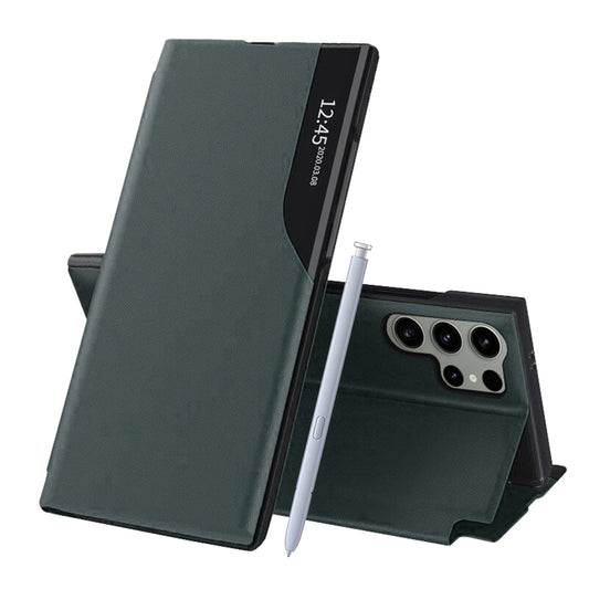 Puzdro pre Samsung Galaxy S25 Ultra S938, Techsuit, eFold, Zelené