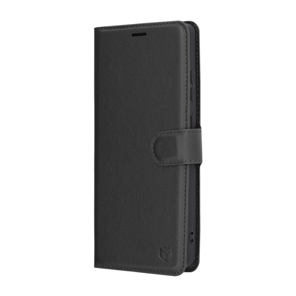 Puzdro pre Samsung Galaxy S25 Ultra S938, Techsuit, kožené folio, čierne