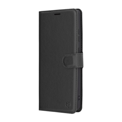 Puzdro pre Samsung Galaxy S25 Ultra S938, Techsuit, kožené folio, čierne