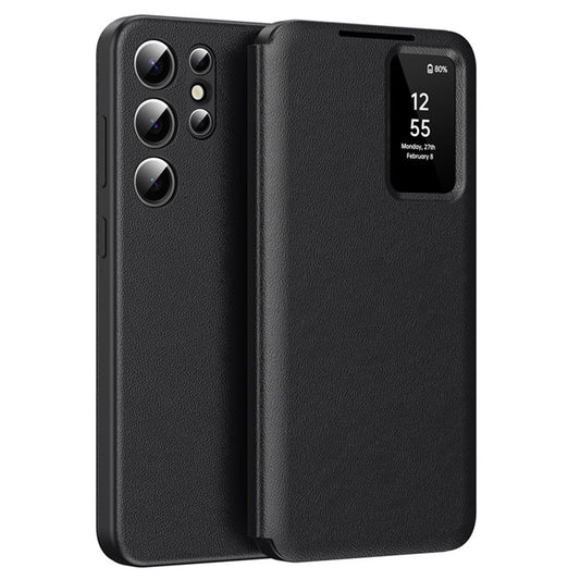 Puzdro pre Samsung Galaxy S25 Ultra S938, Techsuit, SmartView, Čierne