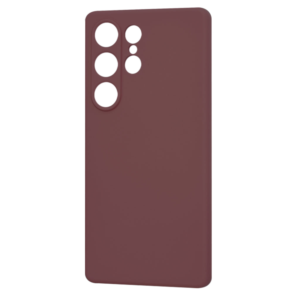 Case for Samsung Galaxy S25 Ultra S938, Techsuit, SoftFlex, Burgundy