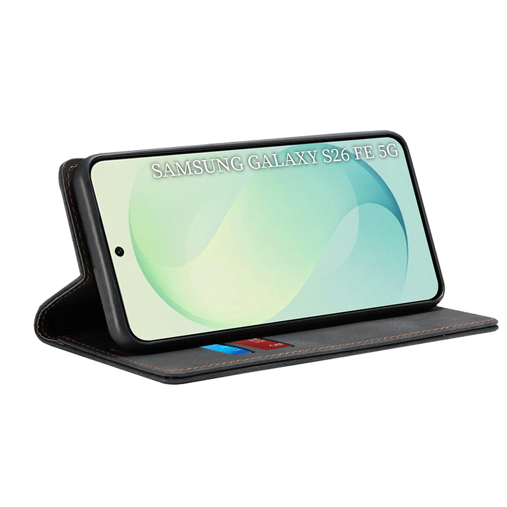 Puzdro pre Samsung Galaxy S26 FE / S25 FE, Techsuit, Confy, Čierne