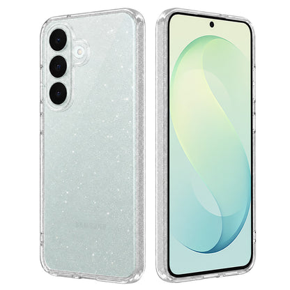 Puzdro pre Samsung Galaxy S26 FE S741 / S25 FE, Techsuit, SparkleSkin, priehľadné