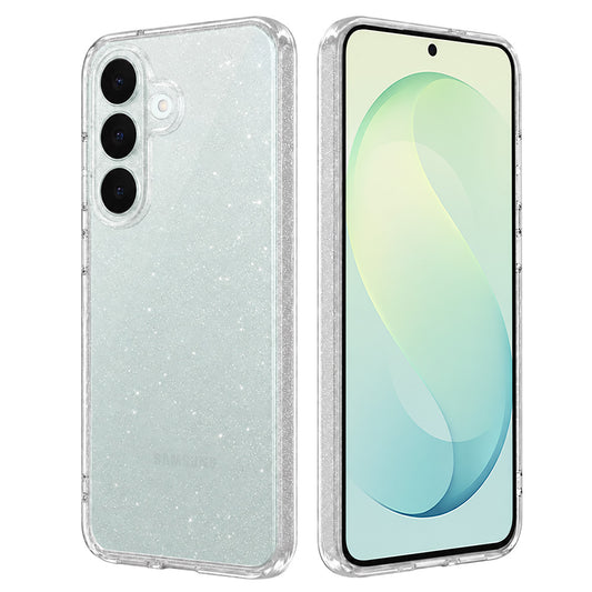 Puzdro pre Samsung Galaxy S26 FE S741 / S25 FE, Techsuit, SparkleSkin, priehľadné