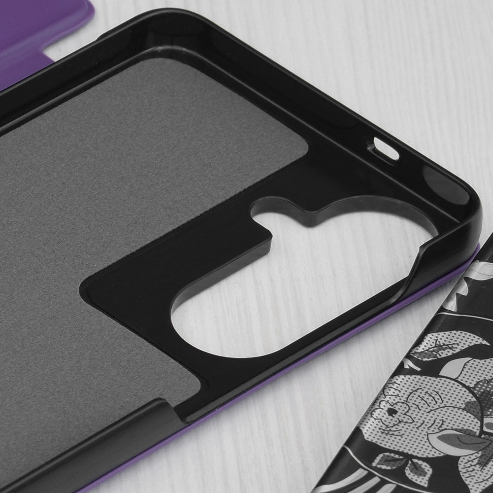 Puzdro pre Samsung Galaxy S26 FE S741, Techsuit, eFold, fialové