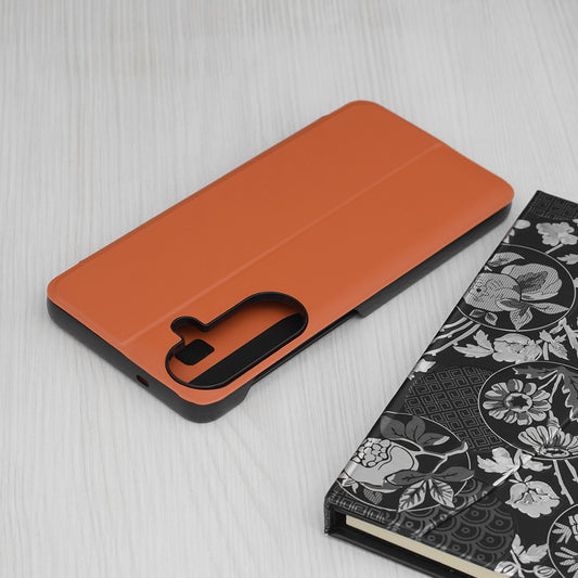 Puzdro pre Samsung Galaxy S26 FE S741, Techsuit, eFold, oranžové