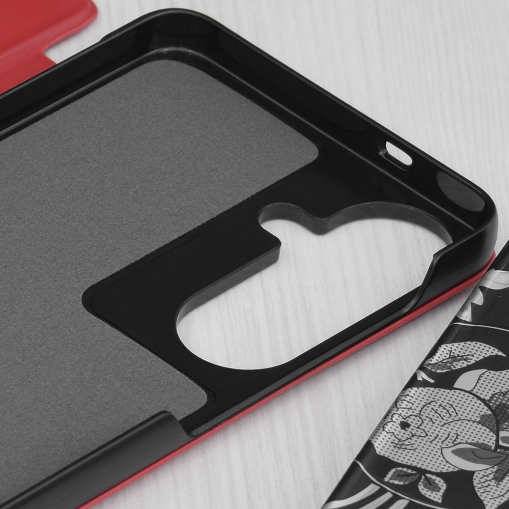 Puzdro pre Samsung Galaxy S26 FE S741, Techsuit, eFold, červené