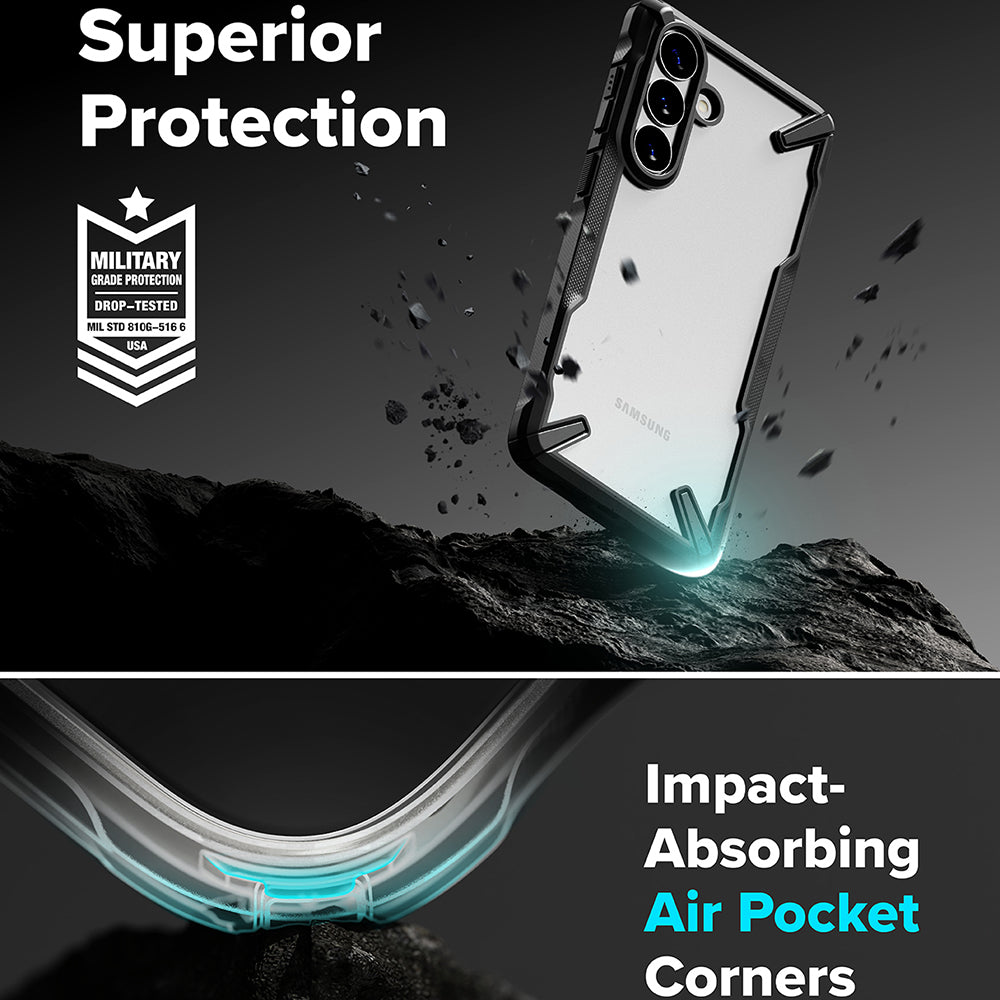 Puzdro pre Samsung Galaxy S26 Plus, Ringke, Fusion X, Čierne