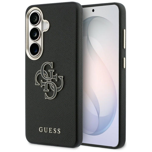 Puzdro pre Samsung Galaxy S26 Plus S947, Guess, 4G Grained Big and Classic Logo, Čierne