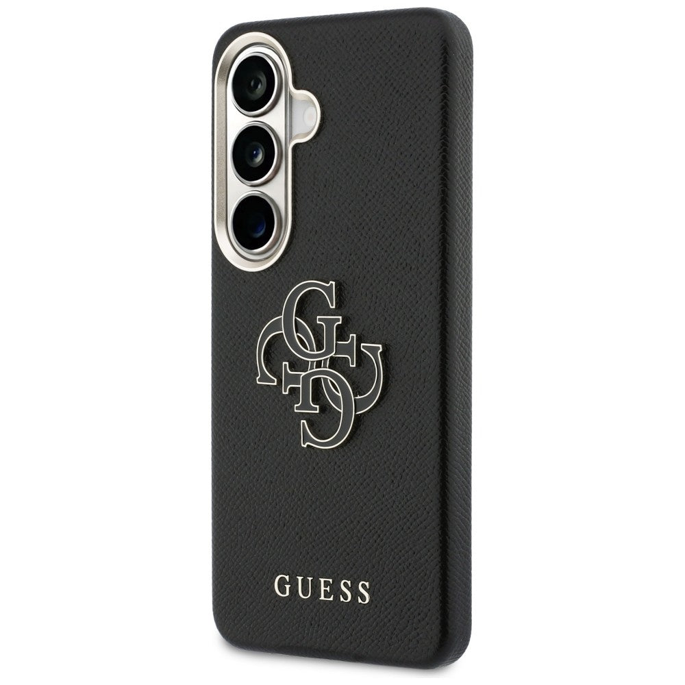 Puzdro pre Samsung Galaxy S26 Plus S947, Guess, 4G Grained Big and Classic Logo, Čierne