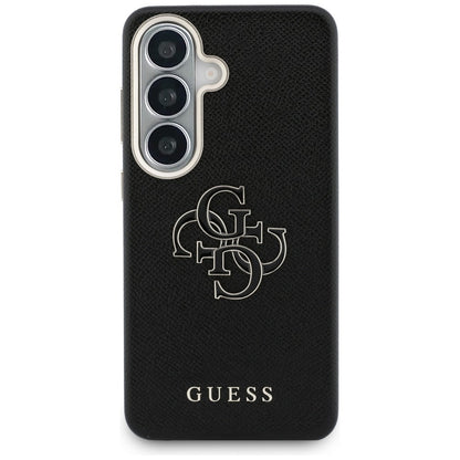 Puzdro pre Samsung Galaxy S26 Plus S947, Guess, 4G Grained Big and Classic Logo, Čierne