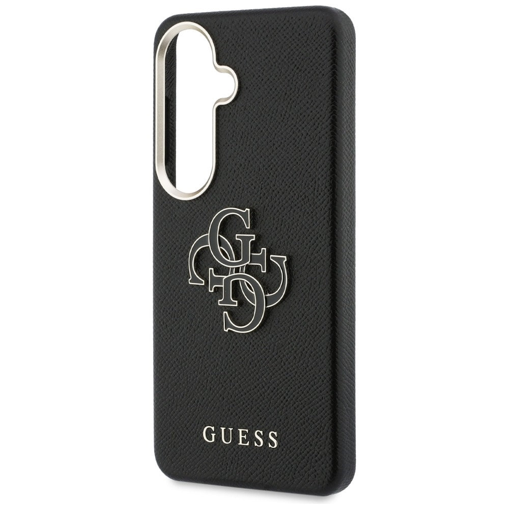 Puzdro pre Samsung Galaxy S26 Plus S947, Guess, 4G Grained Big and Classic Logo, Čierne