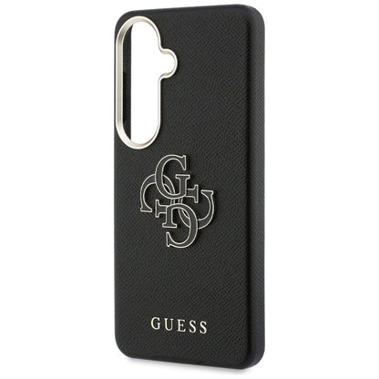 Puzdro pre Samsung Galaxy S26 Plus S947, Guess, 4G Grained Big and Classic Logo, Čierne