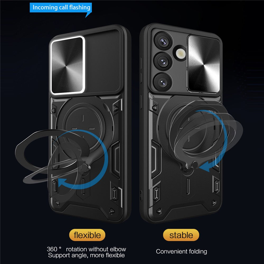 Puzdro pre Samsung Galaxy S26 Plus S947, Techsuit, CamGuard Pro, Čierna