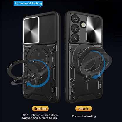 Puzdro pre Samsung Galaxy S26 Plus S947, Techsuit, CamGuard Pro, Čierna
