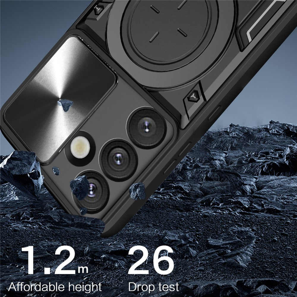 Puzdro pre Samsung Galaxy S26 Plus S947, Techsuit, CamGuard Pro, Čierna