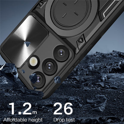 Puzdro pre Samsung Galaxy S26 Plus S947, Techsuit, CamGuard Pro, Čierna