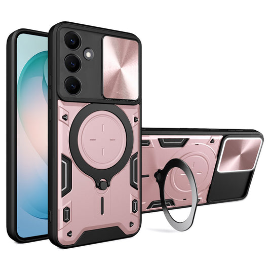 Puzdro pre Samsung Galaxy S26 Plus, Techsuit, CamGuard Pro, Ružovo Zlaté