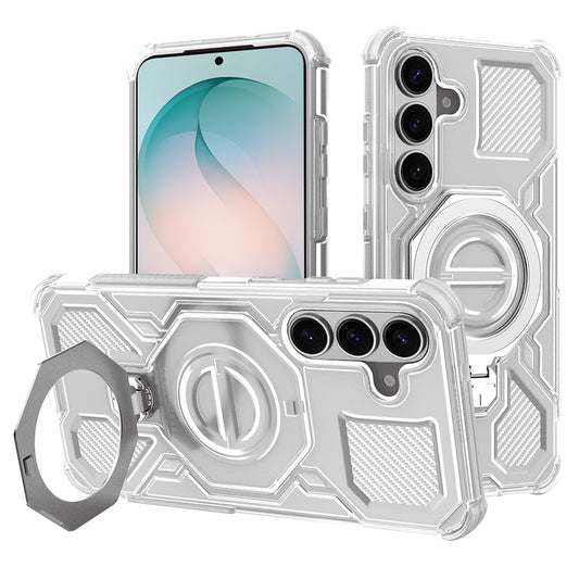 Case for Samsung Galaxy S26 Plus, Techsuit, Carbon Shield Pro, White