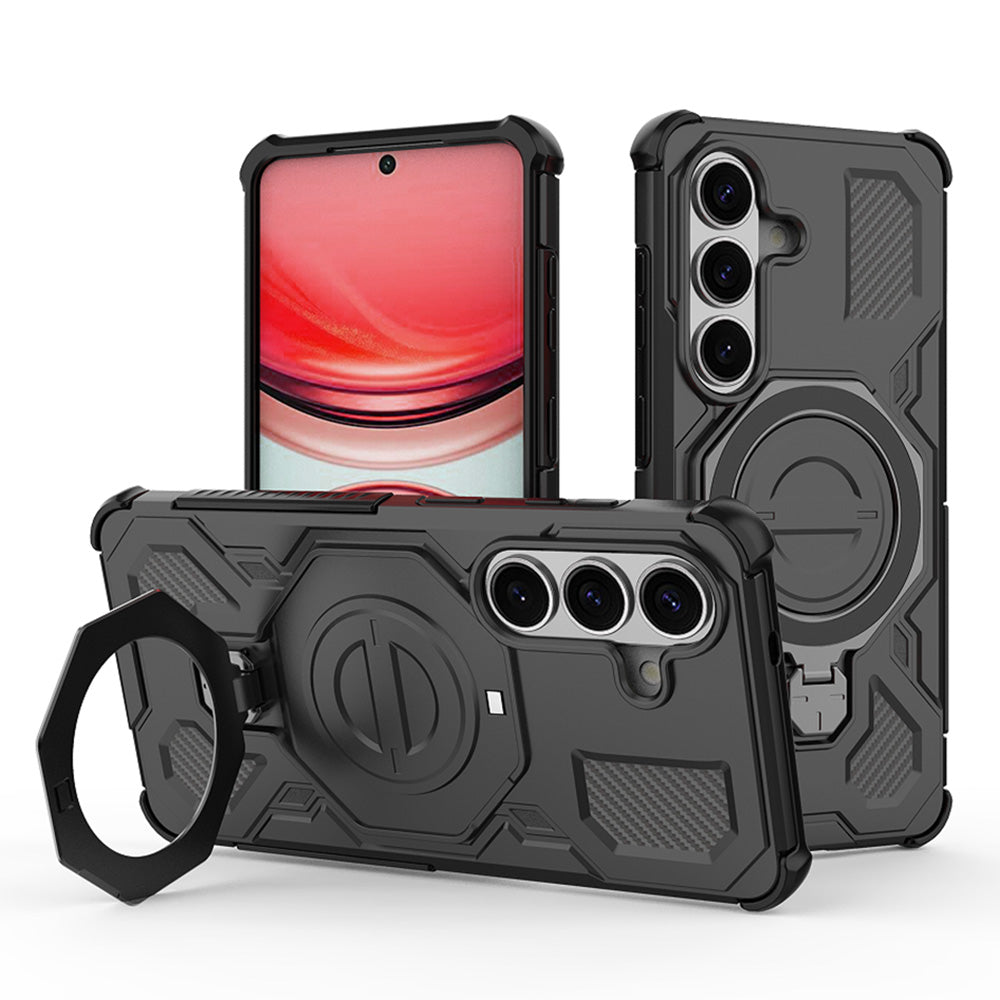 Puzdro pre Samsung Galaxy S26 Plus, Techsuit, Carbon Shield Pro, Čierne