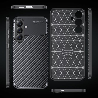 Case for Samsung Galaxy S26 Plus, Techsuit, CarbonFiber, Black