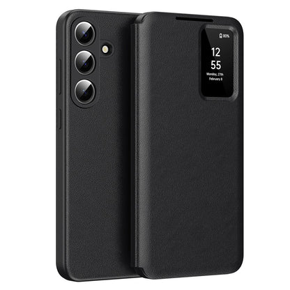 Puzdro pre Samsung Galaxy S26 Plus S947, Techsuit, SmartView, Čierne