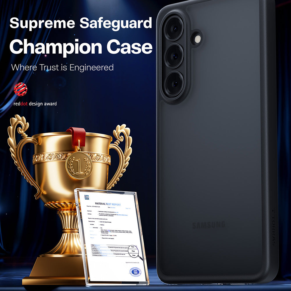 Case for Samsung Galaxy S26 Plus, Torras, Guardian, Black