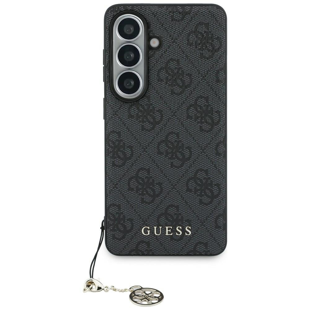 Puzdro pre Samsung Galaxy S26 S942, Guess, 4G Classic Logo Charm, Čierne