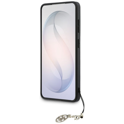 Puzdro pre Samsung Galaxy S26 S942, Guess, 4G Classic Logo Charm, Čierne