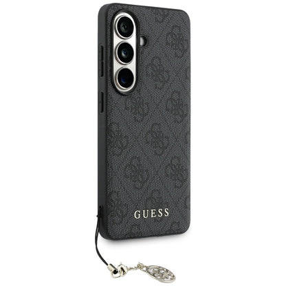 Puzdro pre Samsung Galaxy S26 S942, Guess, 4G Classic Logo Charm, Čierne