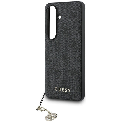 Puzdro pre Samsung Galaxy S26 S942, Guess, 4G Classic Logo Charm, Čierne