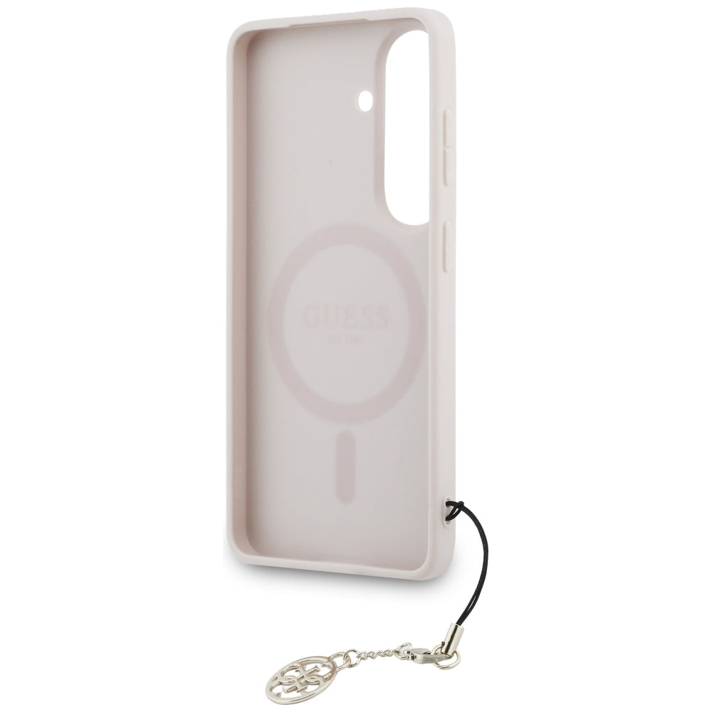 Case for Samsung Galaxy S26 S942, Guess, 4G Classic Logo Charm, Pink