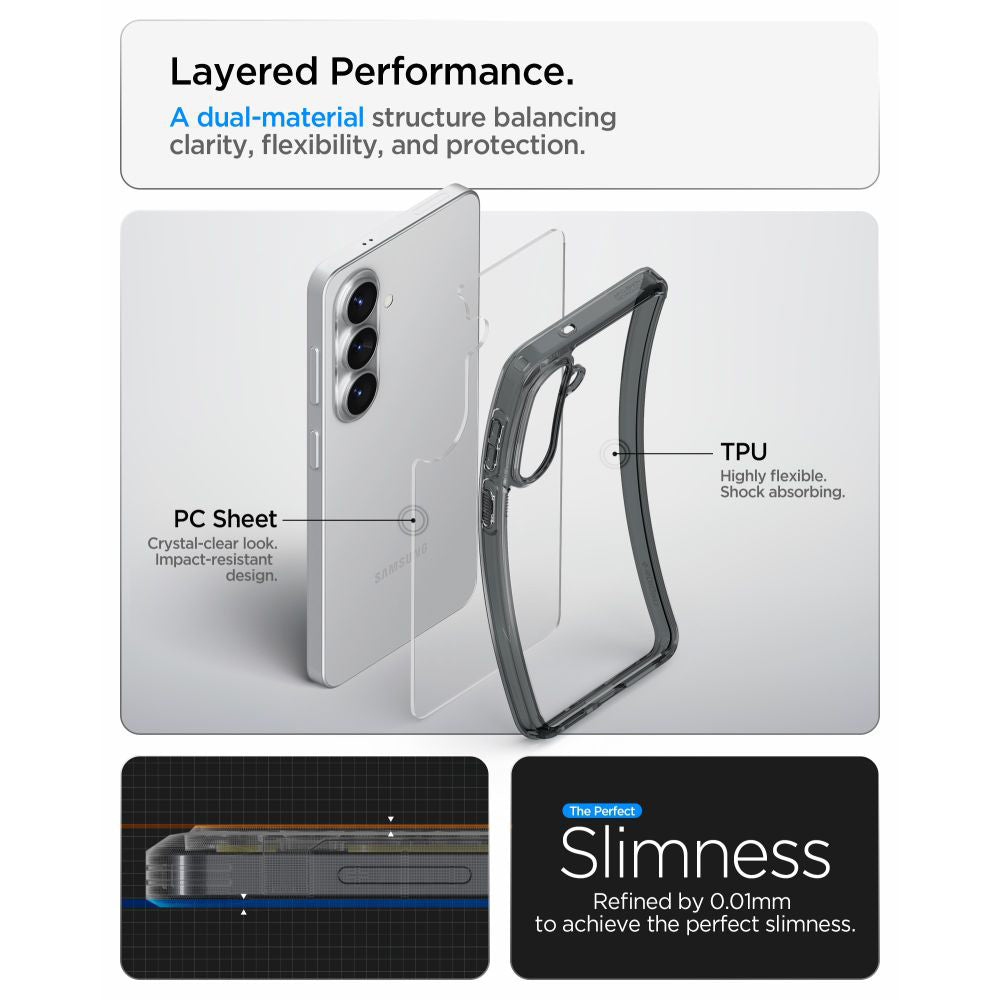 Puzdro pre Samsung Galaxy S26 S942, Spigen, Ultra Hybrid, Fumurie ACS10733