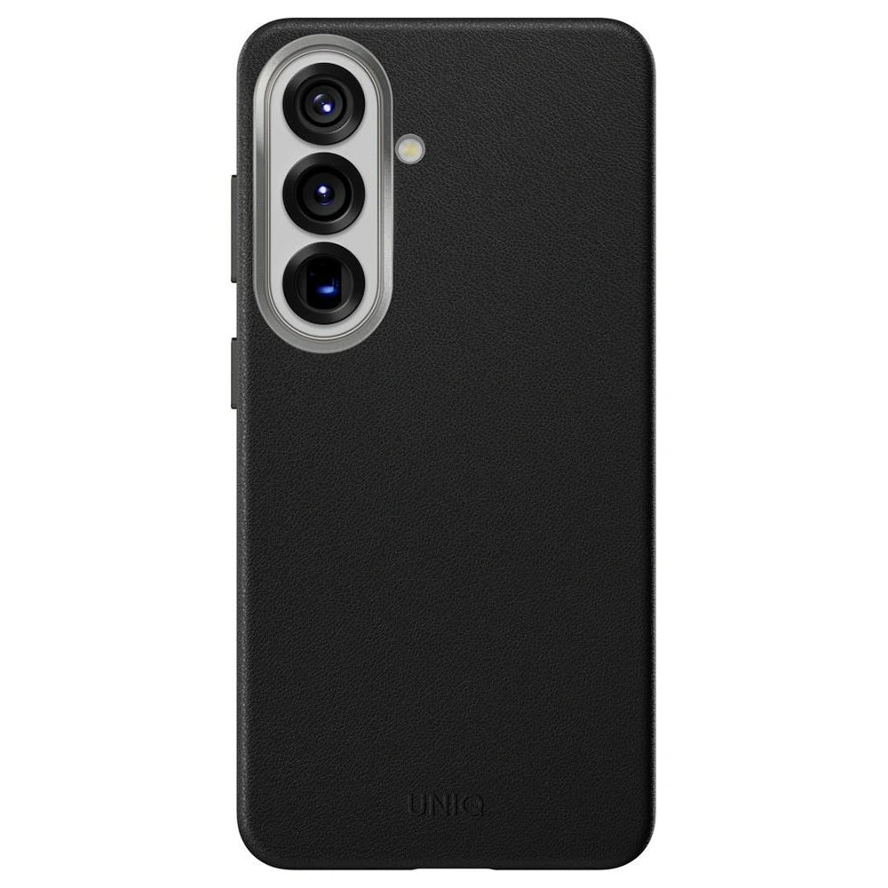 Puzdro pre Samsung Galaxy S26 S942, UNIQ, Lyden Leatherette, Čierne