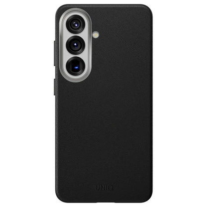 Puzdro pre Samsung Galaxy S26 S942, UNIQ, Lyden Leatherette, Čierne