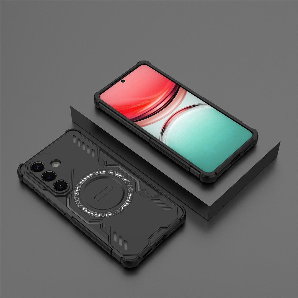 MagSafe Case for Samsung Galaxy S26, Techsuit, ArmorMag, Black