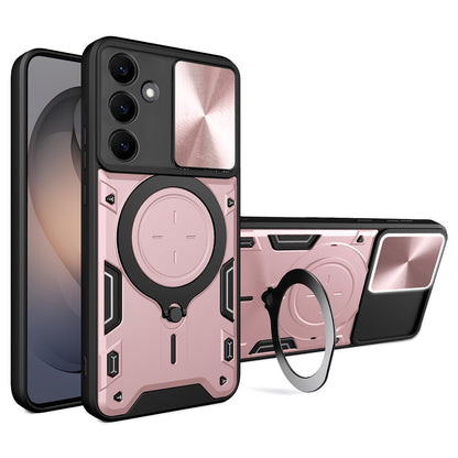 Puzdro pre Samsung Galaxy S26 S942, Techsuit, CamGuard Pro, Ružovo-zlaté