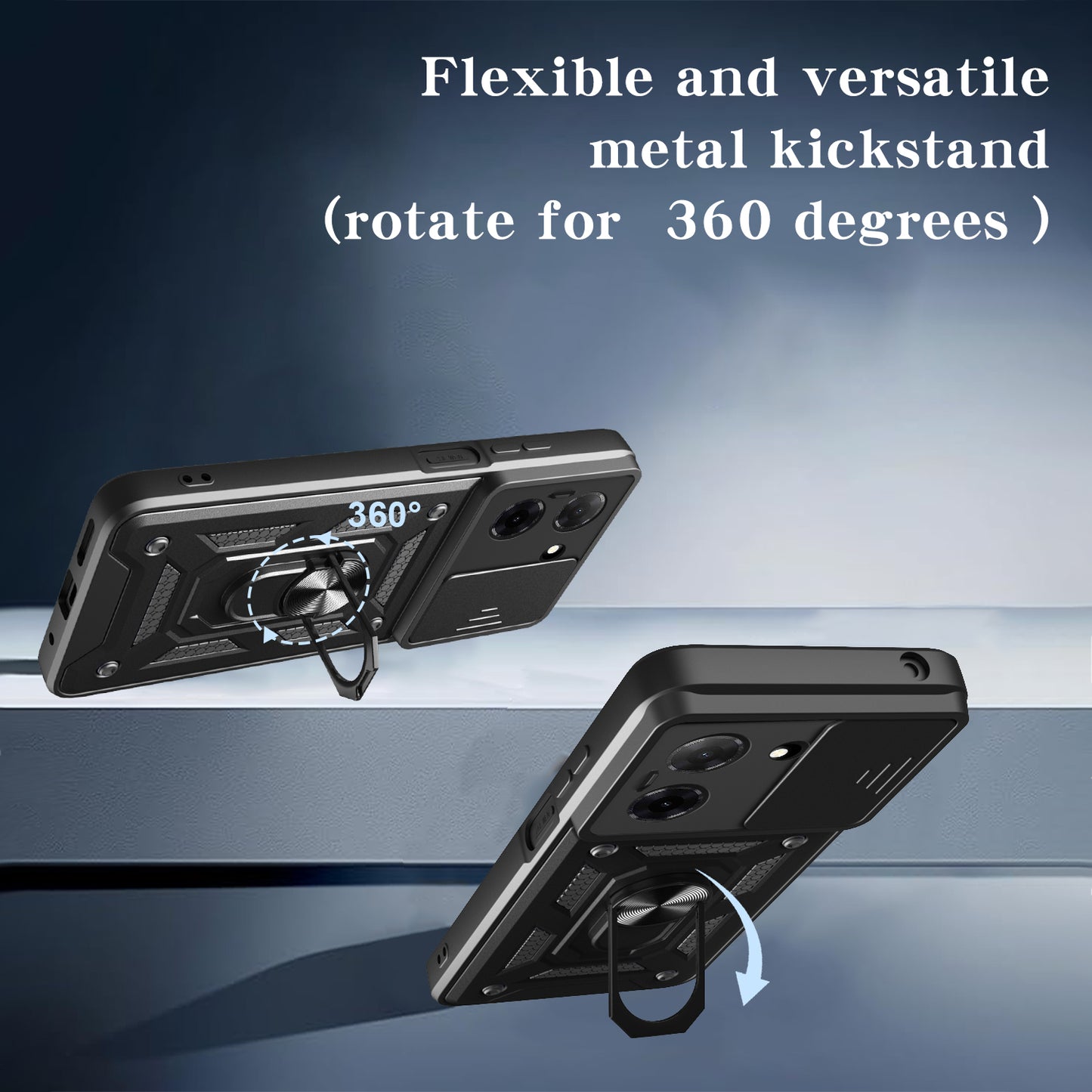 Puzdro pre Samsung Galaxy S26, Techsuit, CamShield, Čierne