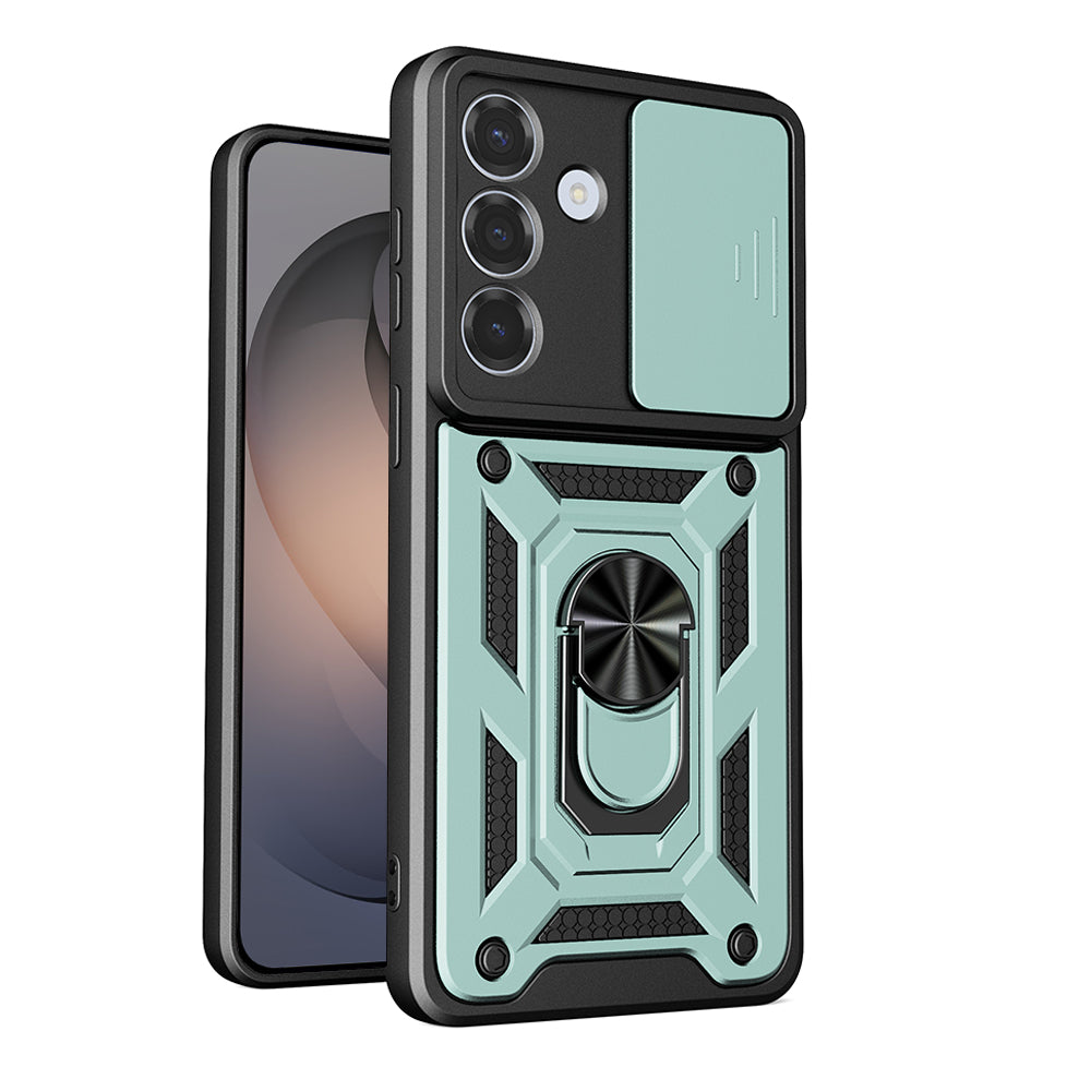 Puzdro pre Samsung Galaxy S26, Techsuit, CamShield, Zelené