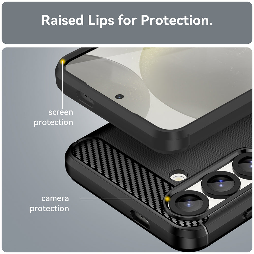 Puzdro pre Samsung Galaxy S26, Techsuit, Carbon, Čierne